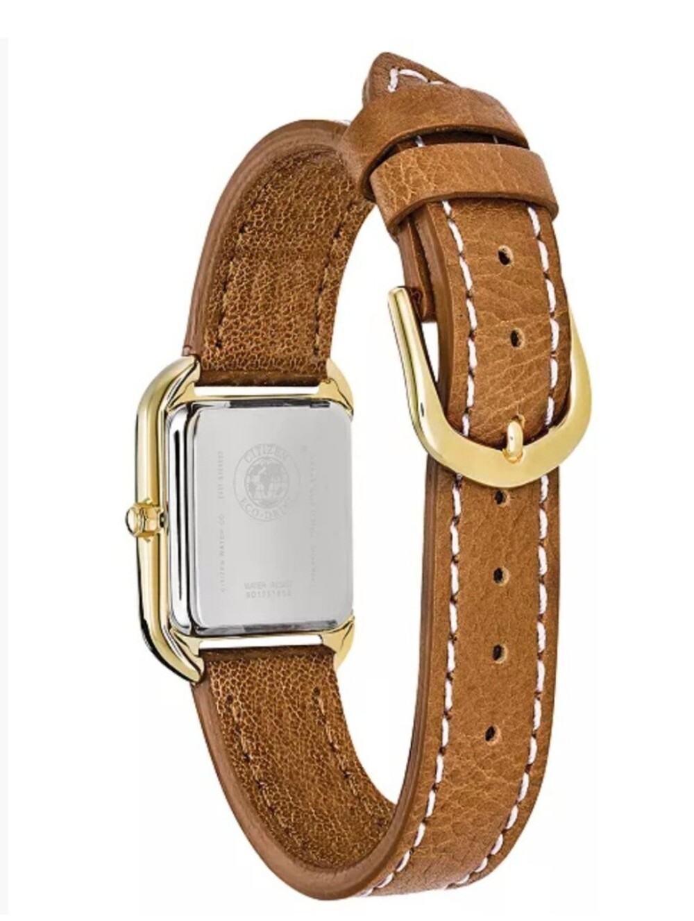 EUC CITIZEN ECO-DRIVE WOMEN'S SILHOUETTE BROWN LEATHER STRAP EM0492-02A - Picture 2 of 16